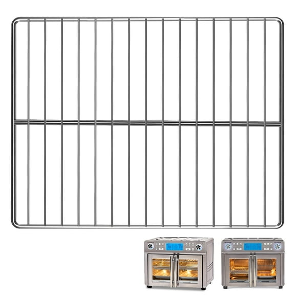 Air Fryer Wire Rack for Dual Zone 360 Air Fryer Oven 25 QT, 14''*11.5'' Stainless Steel Air Fryer Accessories Roasting Steamer Grill Racks