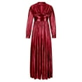 thumbnail image 5 of Njagoc3 Womens Long Sleeve Solid Color Maxi Dress, Floor - Length, Formal Evening & Prayer Outfit, 5 of 6