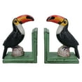 thumbnail image 5 of Toucan Bookends Ornament Figurine Cast Iron Stand Holder Bird Animal Guinness, 5 of 5