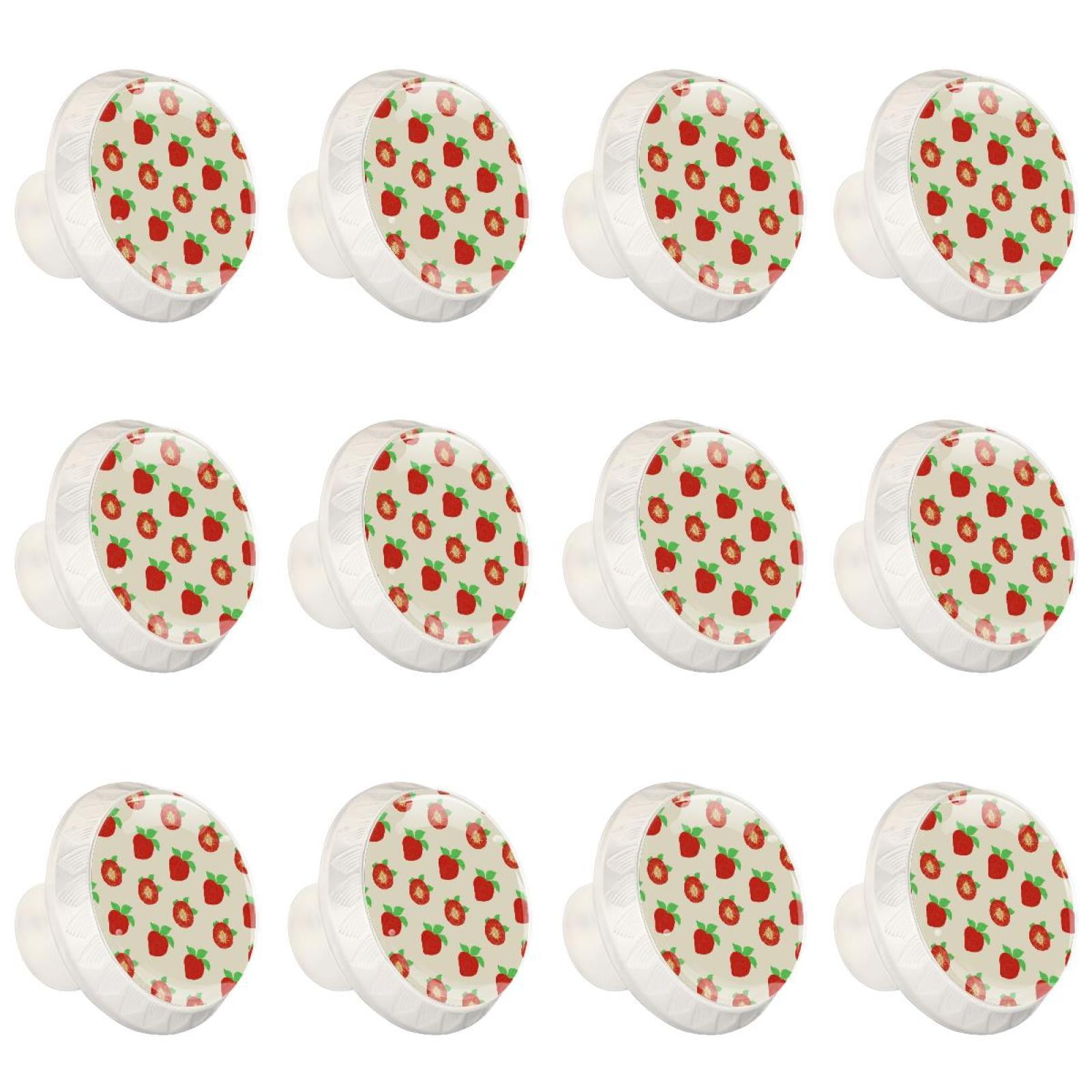 12 Pcs Strawberry Knobs for Kitchen Cabinet Cupboard Dresser Bookcase ...