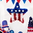 thumbnail image 4 of Wall decoration, 4Th of July decorations, Star decorations, Patriotic decorations, 19 in Metallic Tinsel, Door Hangings, 1 Pc, 4 of 7