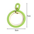 thumbnail image 3 of Kkkded Candy-colored Drop Earrings Circle Stitching Hollow Stud Earrings - Acrylic Hoop Splicing, Colorful Contrast Geometric, Lightweight Dangle Jewelry, 3 of 7