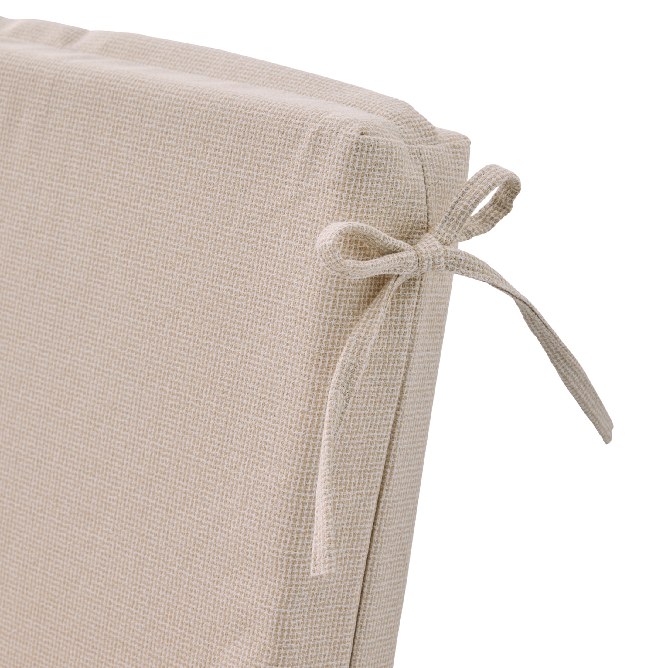 Better Homes & Gardens 44" x 20" Outdoor Chair Seat Cushion, 1-Piece, Beige