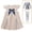 Dress+T-shirt+Pant, variant on Girls Classic Fashion Doll Costume Dress with Striped T-Shirt Halloween Dress Up Cosplay Outfit