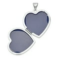 thumbnail image 5 of Primal Silver Sterling Silver Rhodium Plated Heart Locket Necklace, 5 of 5