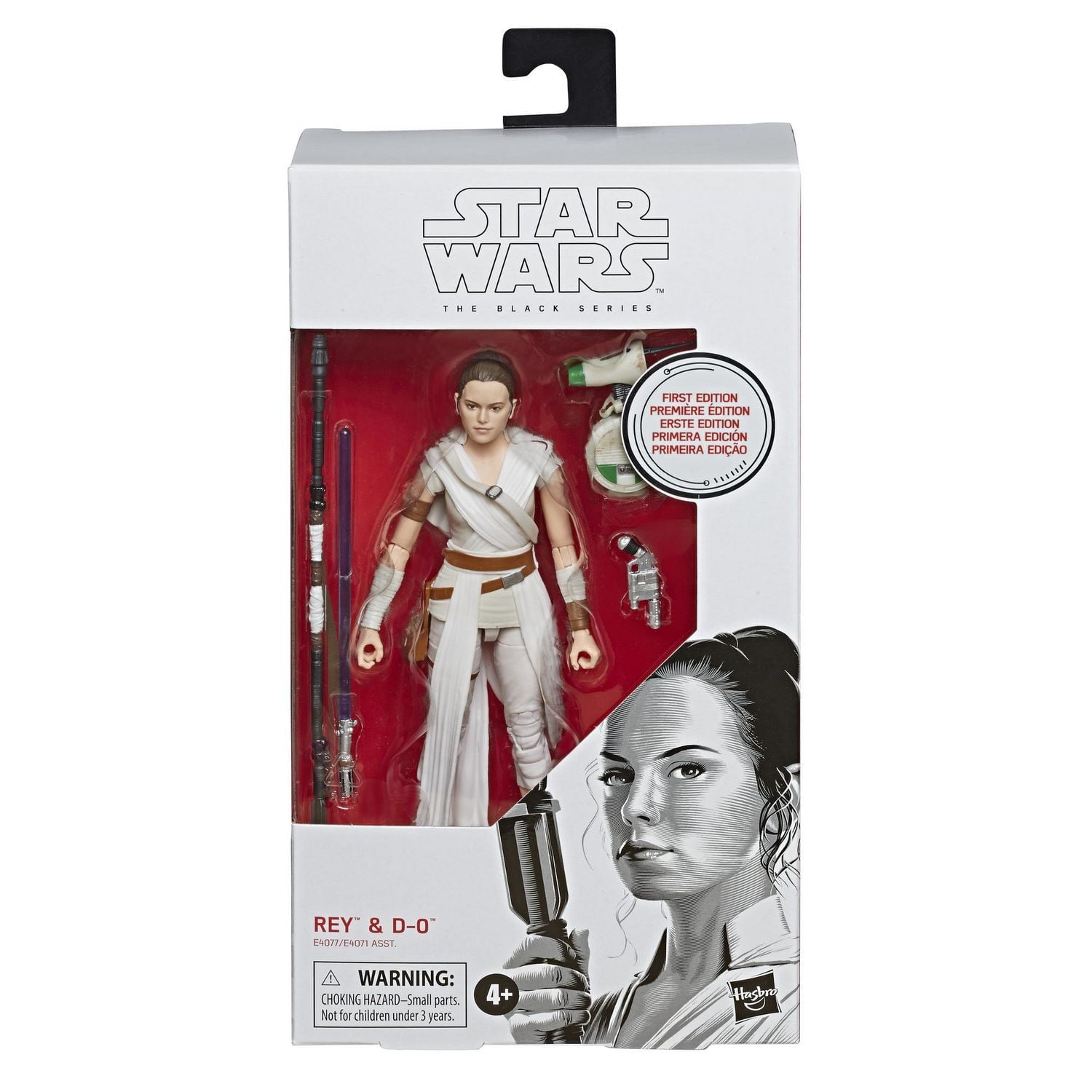 Star Wars The Black Series Rey and D-O Toys 6-inch Scale Star Wars: The Rise of Skywalker Collectible Action Figures