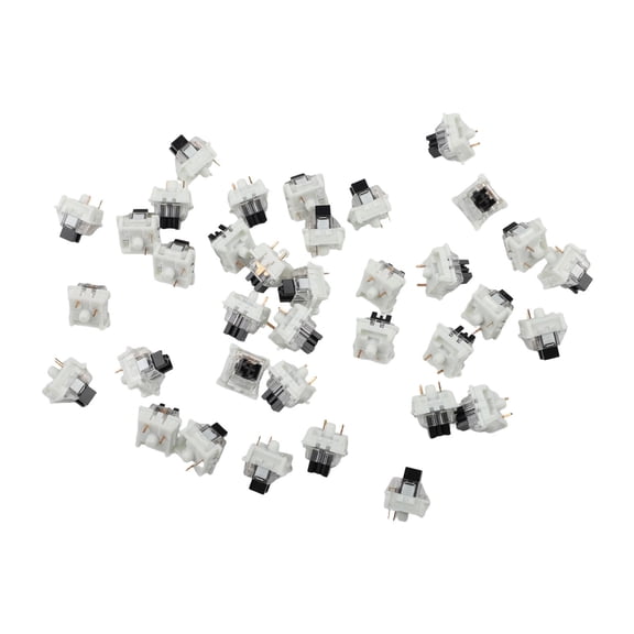 Zyllora 36PCS Mechanical Keyboard Switches 3-Pin Tactile Clicky Key Replacement for MX Standard Hot-Swap or Soldering, 50 Million Lifespan