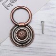 thumbnail image 4 of Shisuyan 5 Pcs Poignée de Tiroir Vintage Ronde Poignée de Meuble Trou Unique Poignées de Tiroir Poignées Accessoire pour Armoire Garde-Robe (Bronze Rouge, Diamètre 37MM), 4 of 8