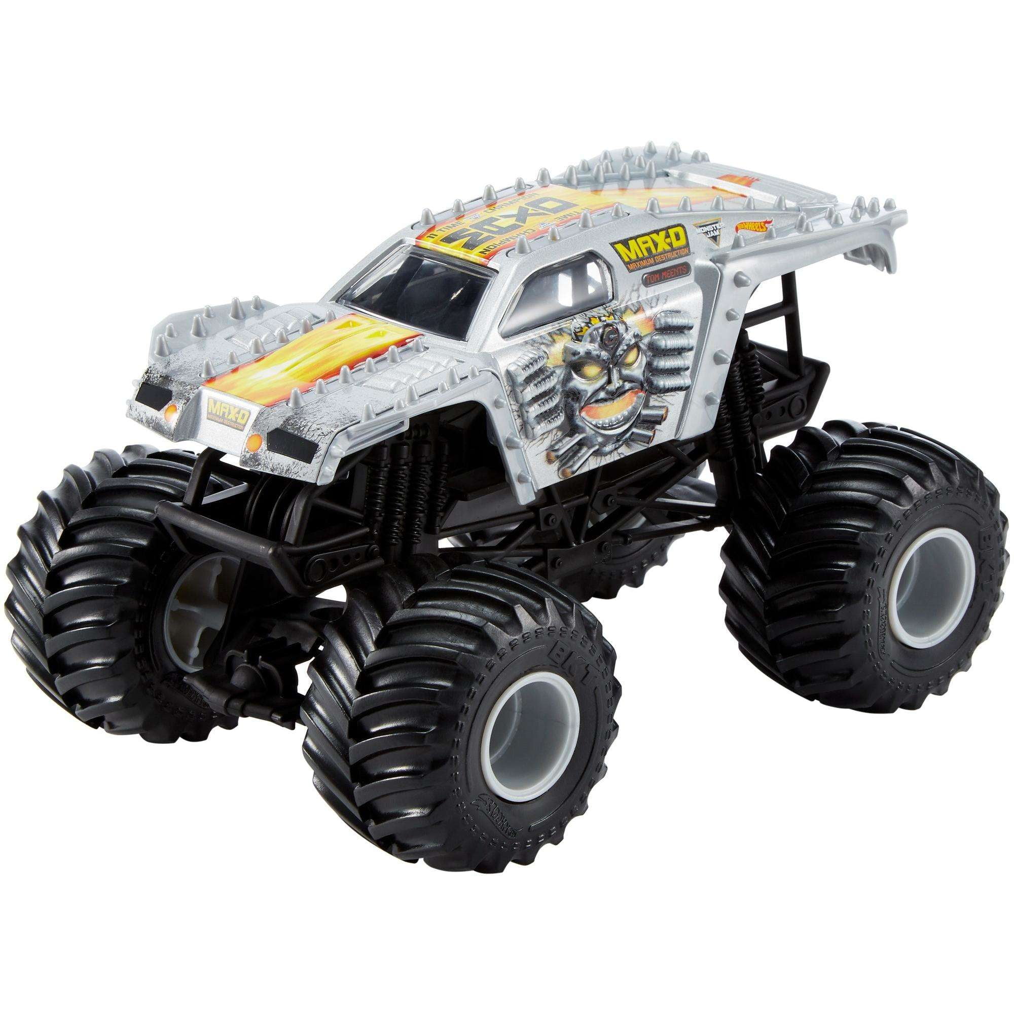 Hot Wheels Monster Jam MaxD Silver Vehicle