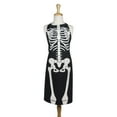 thumbnail image 3 of DII Skeleton Print Apron & Oven Mitt Kitchen Set, 3 of 3