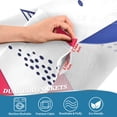 thumbnail image 5 of Yayeee Kitchen Curtains Tier Set of 2 Light Filtering 57"x24" Over Sink Window Panels, Simple Triangles, 5 of 7