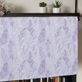 thumbnail image 5 of Light Purple Flowers Rod Pocket Curtain Valance, Spring Vintage Flowers Rustic Plants Farmhouse Window Valance for Living Room, Bedroom, Kitchen 42"W x 18"L, 5 of 9