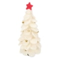 thumbnail image 4 of Adorno navideño de fieltro de lana para árbol de Navidad, decoración para el hogar, fiesta de Año Nuevo, color blanco, tamaño grande, 2023, 4 of 14
