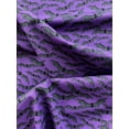 thumbnail image 3 of Halloween Flying Bats on Purple 100% Cotton Fabric, 3 of 4