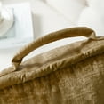 thumbnail image 6 of Home Soft Things DO-IT-YOURSELF Textured Velvet Bedrest Pillow - Tobacco Brown - 20" x 18" x 17", 6 of 8