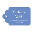 thumbnail image 1 of 100 PCS Personalized Paper Hang Tags Made Any Text Custom Tags Wedding Favor Gifts, 1 of 1