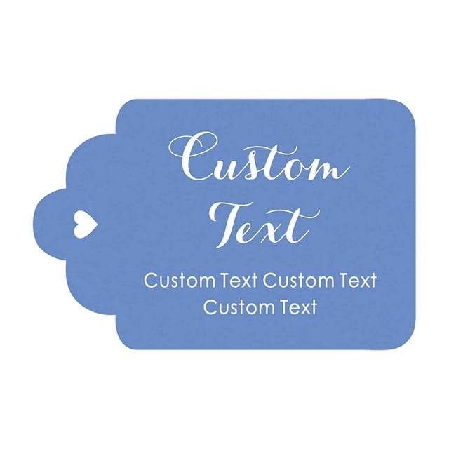 100 PCS Personalized Paper Hang Tags Made Any Text Custom Tags Wedding Favor Gifts