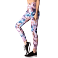 thumbnail image 2 of Women's Tie Dye Printed Activewear Leggings - Marble Tie Dye, L, 2 of 4