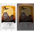 thumbnail image 2 of Halloween Siberian Cat Ceramic Night Light, 2 of 2