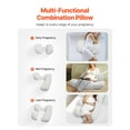 thumbnail image 2 of VEVOR Almohada de embarazo Almohada de maternidad ajustable para embarazadas Suave y transpirable, 2 of 9