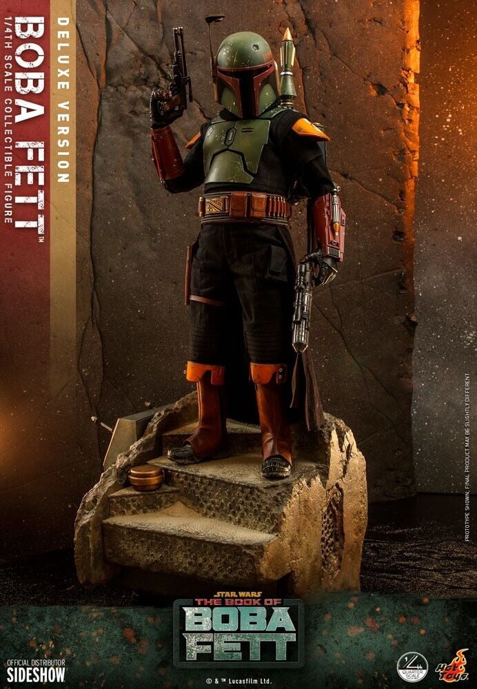 Boba Fett Deluxe Version Hot Toys Quarter Scale 1/4 Figure Star Wars IN STOCK