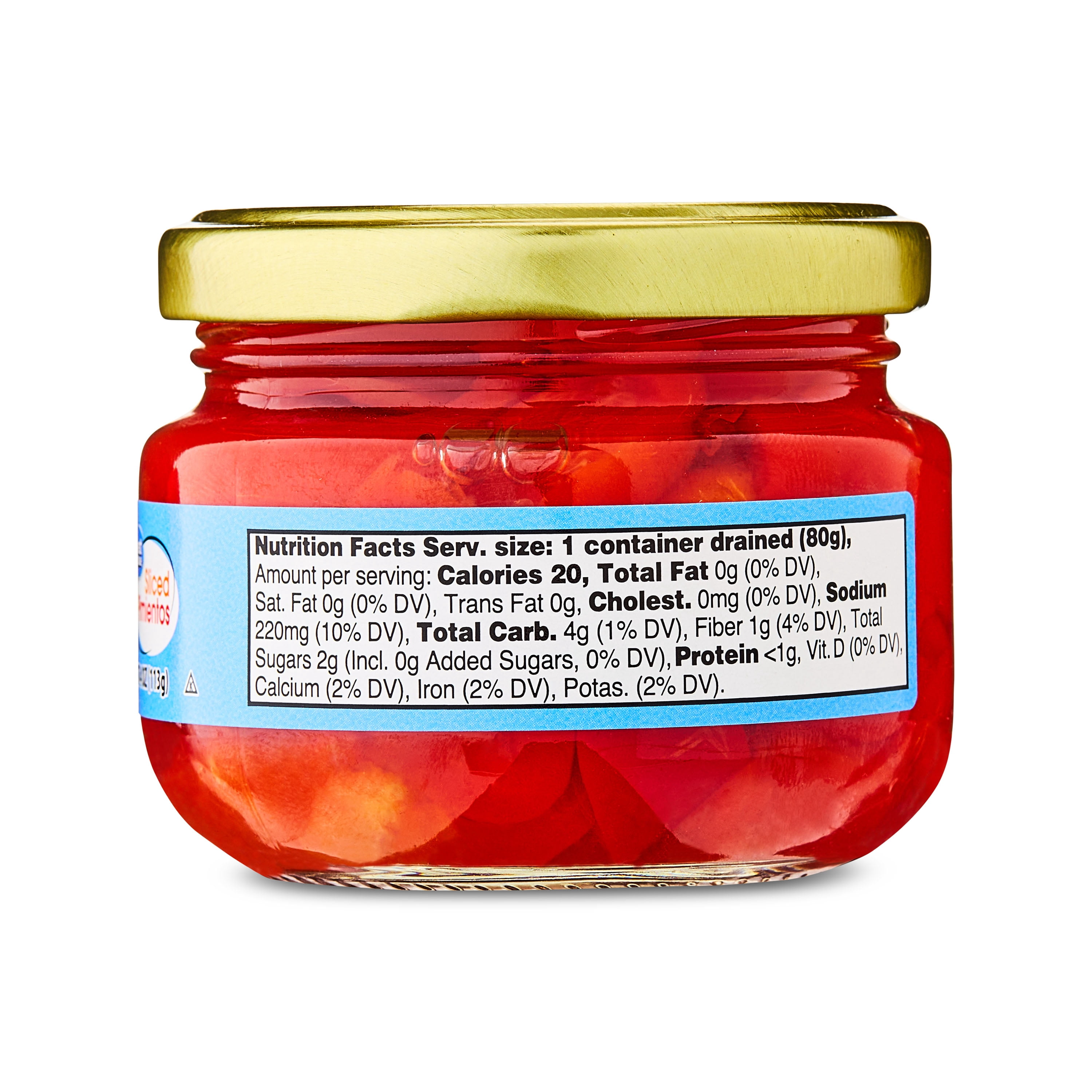 Great Value Sliced Pimientos, 4 oz Jar