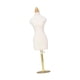 thumbnail image 2 of Mini vestido maniquí modelo de vestido en miniatura ajustable con base redonda modista para L y oro, 2 of 9
