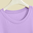 thumbnail image 6 of OVAFBAU Womens Nightgown Sleepshirt Pajama Dress Casual Cotton Crew Neck Short Sleeve Slit Loose Loungewear Dress Sleepwear, 6 of 6