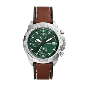 Fossil Men's Bronson Chronograph Brown Leather Watch (FS5898)