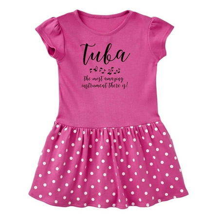 

Inktastic Amazing Tuba Gift Toddler Girl Dress