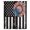 Black, variant on Vintage Flag Independence Day Sheer Curtains 45 Inches Long for Bedroom, 4th of July Retro Art Light Filtering Privacy Drapes, Breathable Semi Sheer Short Window Treatment for Kitchen Cafe Bathroom