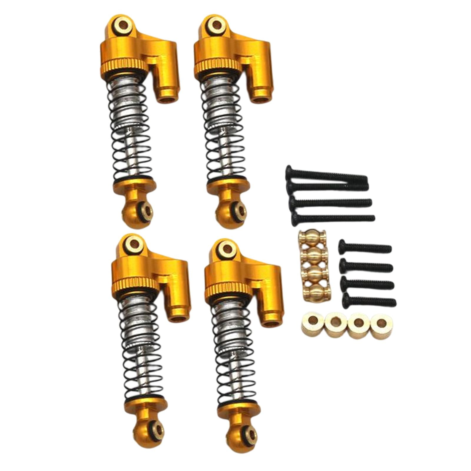 toysmalle 4x Shock Absorbers for 1/24 Remote Control RC Car Crawler Car