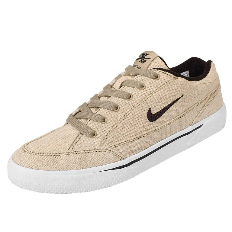 NIKE SB ZOOM GTS BLACK WHITE KHAKI HEMP SKATEBOARDING 819846 201