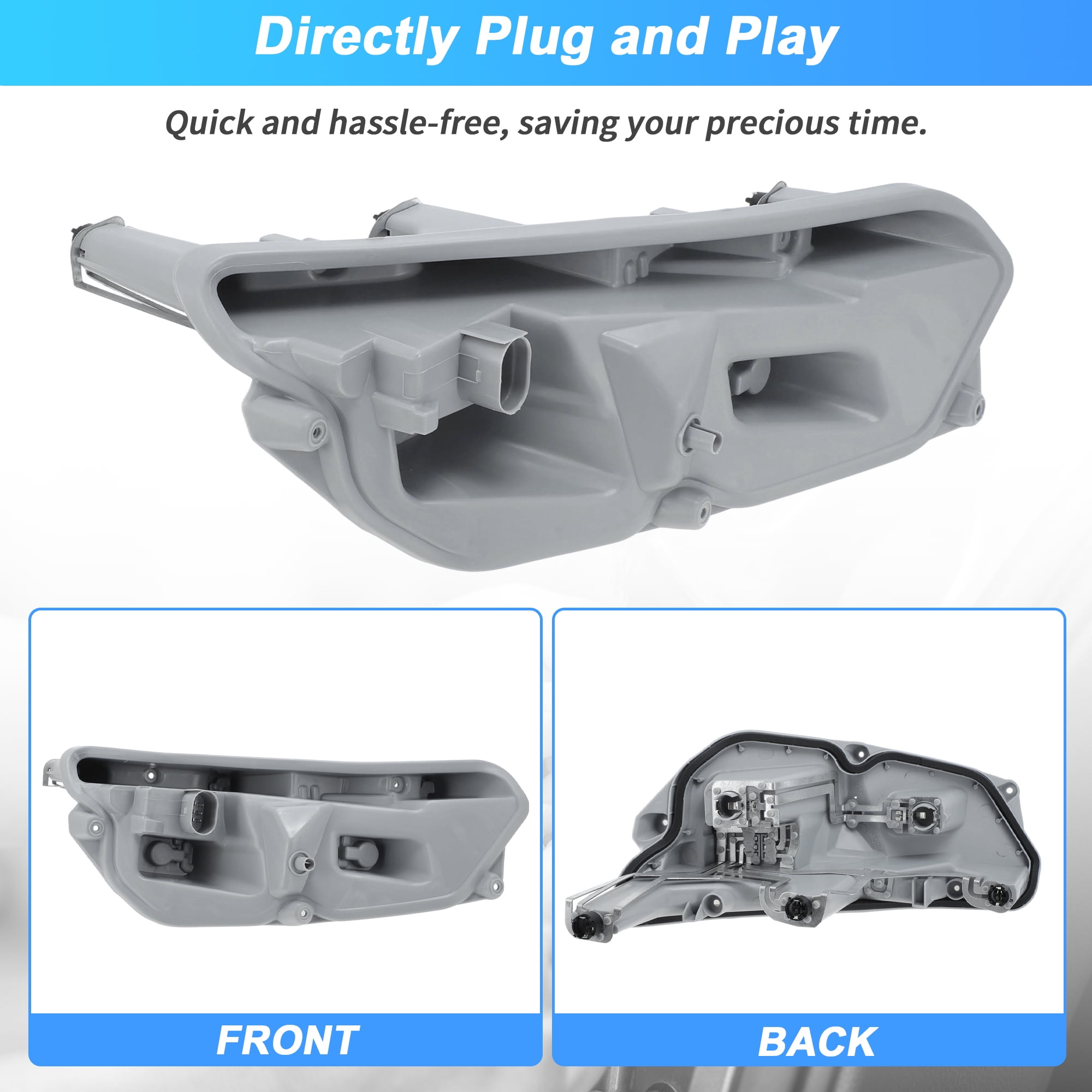 Unique Bargains Left Rear Tail Light Bulb Holder Harness for Audi TT MK2 Models Right