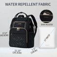 thumbnail image 2 of Mochila para portátil KROSER 17 repelente al agua con puerto USB - Negra, 2 of 6