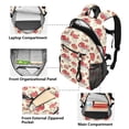 thumbnail image 5 of JIALIOU 14" Laptop Backpack Waterproof Airline Approved Stylish Casual Daypack for Travel Business College Work, Cute Lovely Mushrooms, 5 of 8