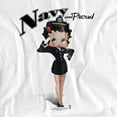 thumbnail image 2 of Betty Boop T-Shirt Navy Boop Unisex Graphic Tee For Men & Women, 2 of 7