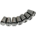 thumbnail image 4 of EPOTOOR 1/16-1/4 Inch ER11 Collet Chuck Set Carbon Steel Precision Collet Chuck Set for CNC Workpiece Engraving and Milling Lathe 7 Pieces, 4 of 5