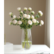 thumbnail image 4 of Xiao Hua 3 rosas artificiales de 3 cabezas, flores falsas, flores artificiales para decoración de bodas, amarillas, 4 of 5