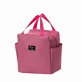 thumbnail image 7 of Picnic Bag, Lunch Bag Insulated, Tote Bag with Lunch Compartment, Navy Insulated Lunch Tote, Water-Resistant Oxford Zipper Handheld 10X10X5.5 Inch Reusable Tote Lunch Bag for Meal, 7 of 7
