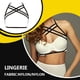 thumbnail image 3 of Lencería Elasticity Premium Material Ductilidad Romántico Air Strappy Erogeus Misterioso Diseño único Moda Cupless Cage Blac Black seitruly XX000641-02, 3 of 6