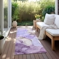 thumbnail image 6 of Addison Rugs Chantille Indoor/Outdoor Transitional Watercolors Purple Washable Runner Rug, 2'3" x 7'6", 6 of 6