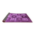 thumbnail image 2 of Ahgly Company Indoor Square Oriental Purple Industrial Area Rugs, 6' Square, 2 of 4