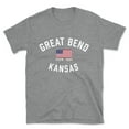 thumbnail image 1 of Great Bend Kansas Patriot Men's Cotton T-Shirt, 1 of 1
