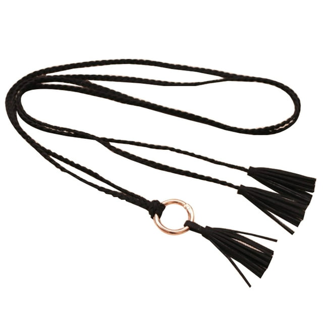 Coofit Ceinture en Corde Tressée Mode Créative Ceinture à Franges Ceinture de Robe pour Femmes