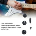 thumbnail image 3 of Electric Guitar Volume Control Knob Plastic Multifunctional Speed Volume Tone Knob for ST SQ Electric Guitars, 3 of 7