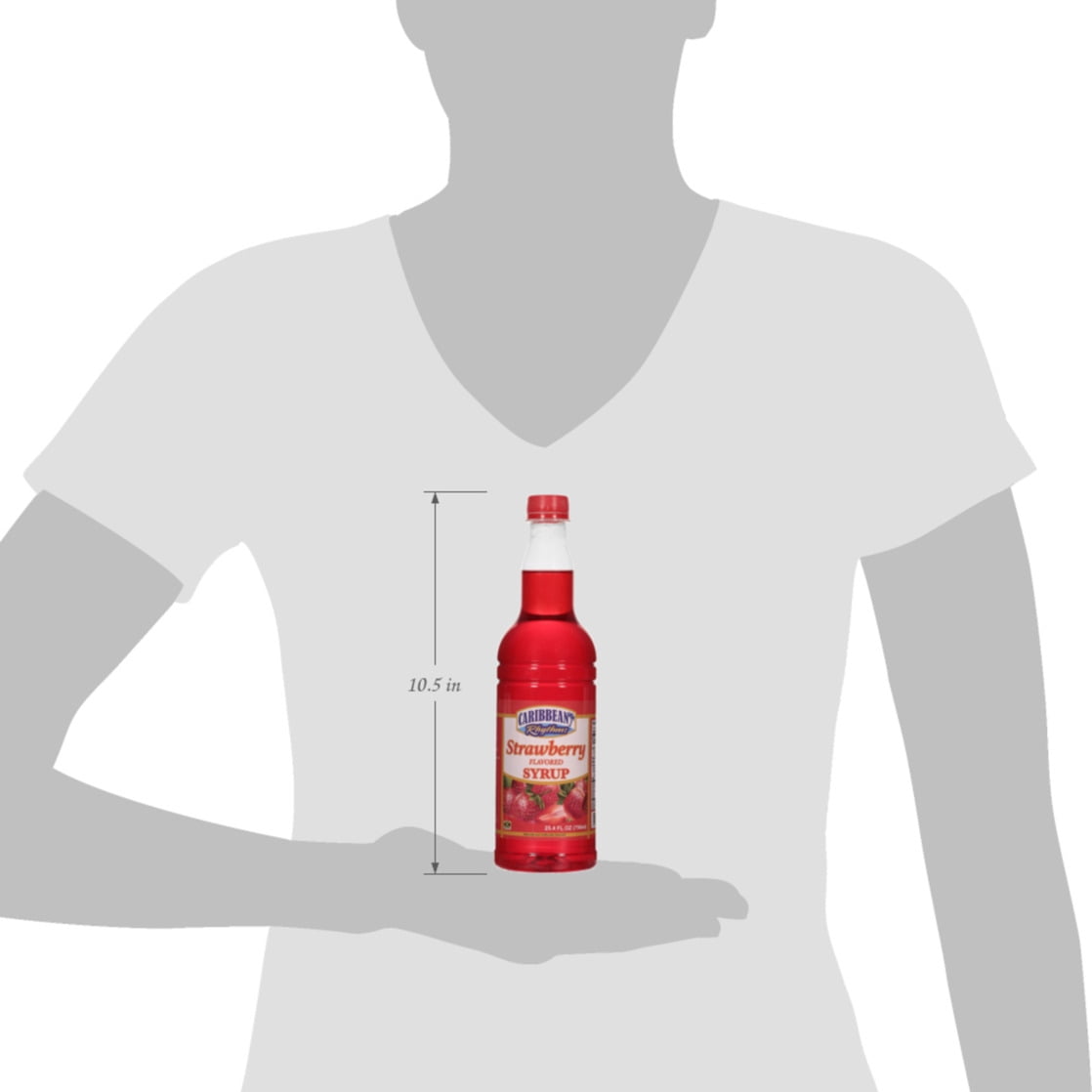 Caribbean Rhythms Strawberry Syrup, 25.4 fl oz