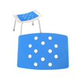 thumbnail image 1 of Portable Bath Chair Mat Folding Anti-slip Seat Cushion Bath Padded For Elderly Children Disabled, 1 of 5