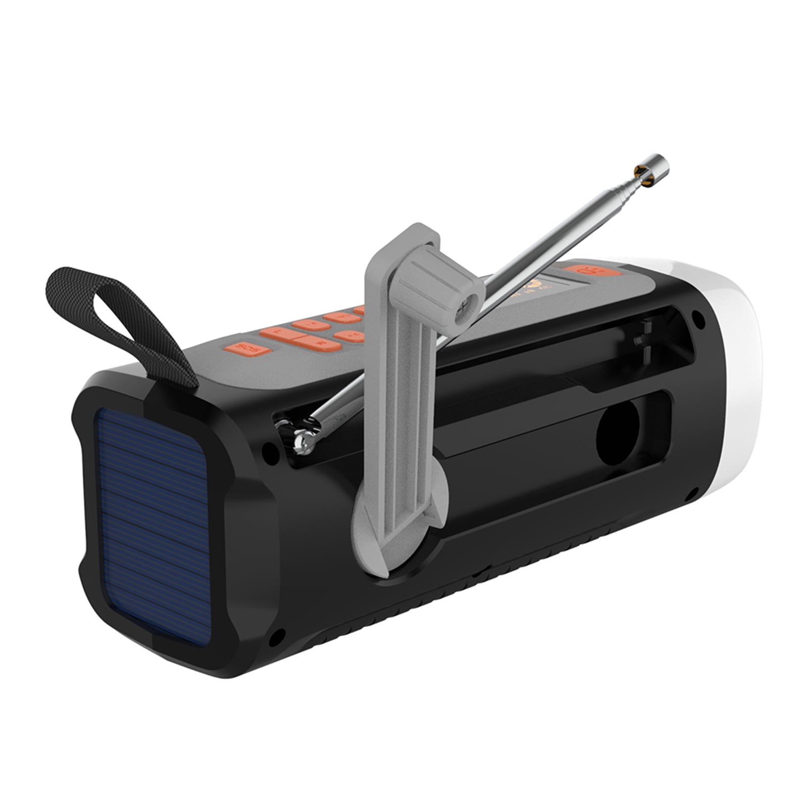 Electric torch,Hand Crank Am Sw Crank Solar Am Portable 4500mah Solar 4500mah Portable Solar Radio Torch Sos Alarm Portable Radio Portable Hand Radio 4500mah Alarm Lantern With Sos Bt With