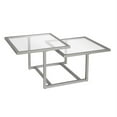 thumbnail image 3 of Evelyn&Zoe Amalie 43" Wide Square Coffee Table, Nickel, 3 of 8